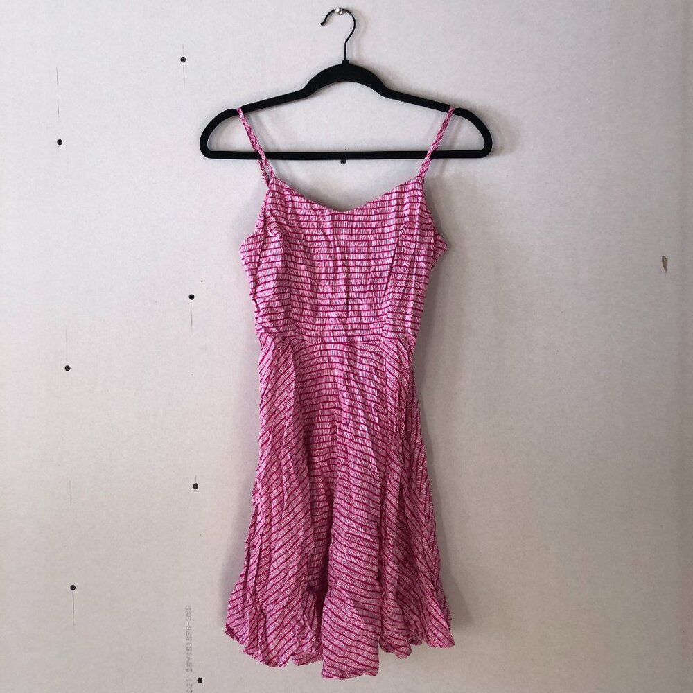Magenta Print Twirly Old Navy Sundress